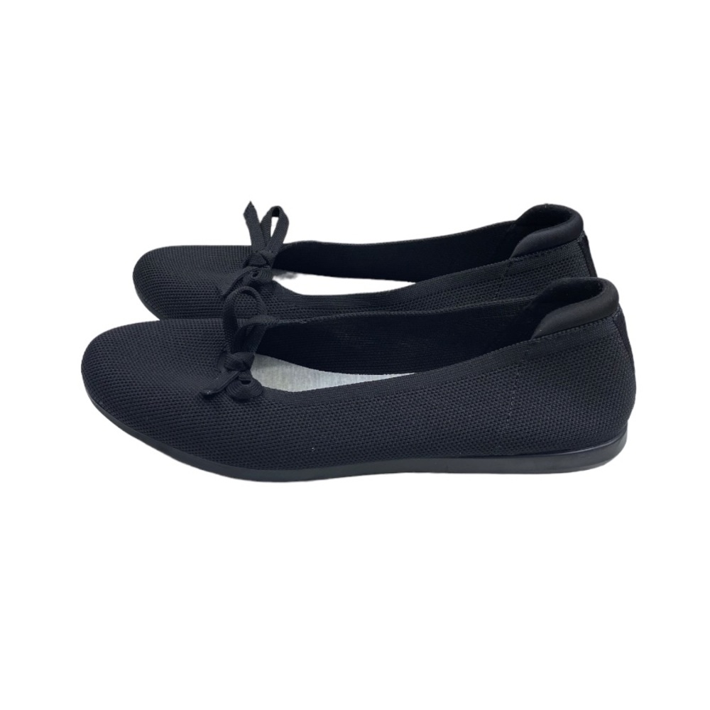Clarks Womens Carly Hope Black Textile Shoes
